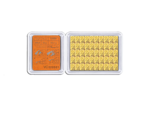 50 x 1 gram .9999 Valcambi CombiBar™ Gold (In Assay) - Image 2