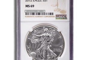 2012 Silver Eagle NGC MS69