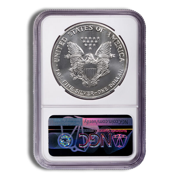 2007 Silver Eagle NGC MS69 - Image 2