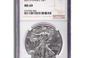 2013 Silver Eagle NGC MS69