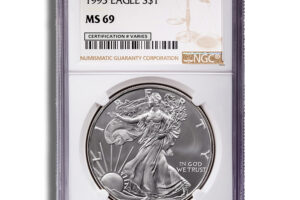 1993 Silver Eagle NGC MS69