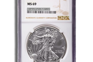 2015 Silver Eagle NGC MS69