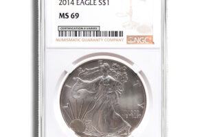 2014 Silver Eagle NGC MS69