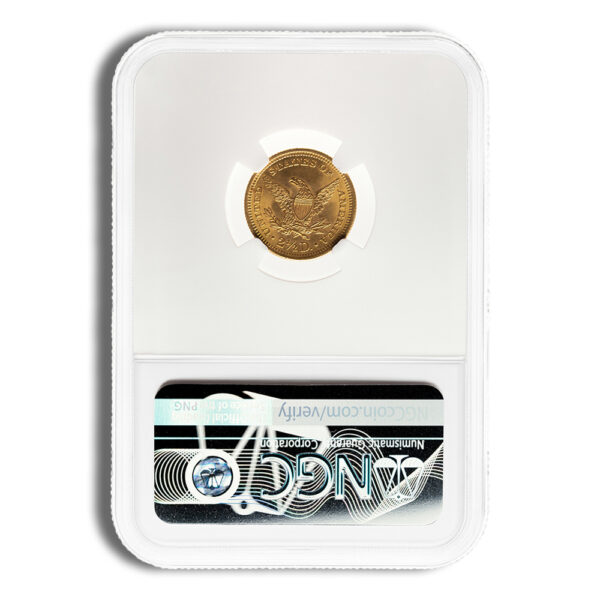 $2.5 Gold Liberty Quarter Eagle - NGC MS65 - Image 2