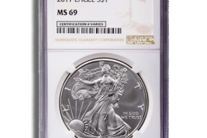 2017 Silver Eagle NGC MS69