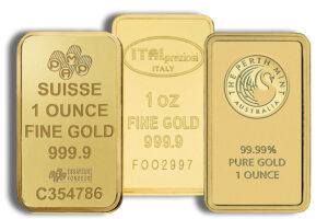 1 oz Gold Bar - Brand Varies (Not in Card)