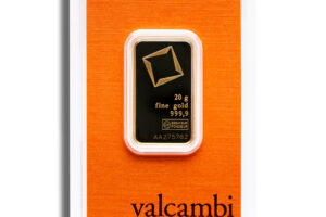 20 gram Gold Bar - Valcambi (Carded)
