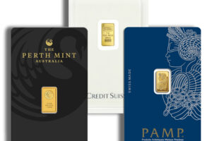 1 gram Gold Bar - Brand Varies (Carded)