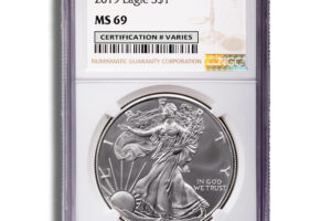 2019 Silver Eagle NGC MS69