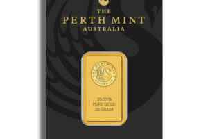 20 gram Gold Bar - Perth Mint (Carded)