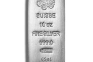 10 oz Silver Bar - PAMP (Cast)