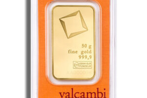 50 gram Gold Bar - Valcambi (Carded)