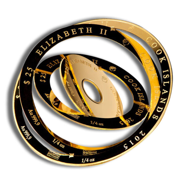 1 oz Gold Round - Valcambi Armillary - Image 3
