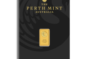 1 gram Gold Bar - Perth Mint (Carded)