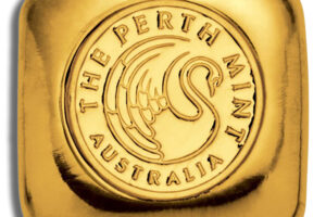 1 oz Gold Bar - Perth Mint (Cast)