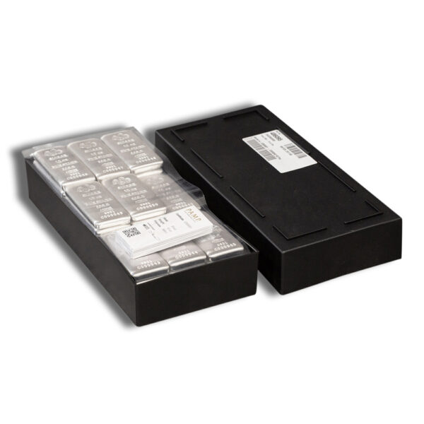 10 oz Silver Bar - PAMP (Cast) - Image 3