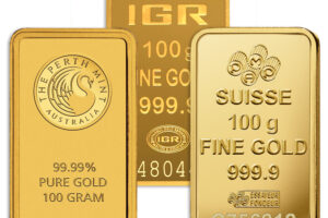 100 gram Gold Bar - Brand Varies (No Card)
