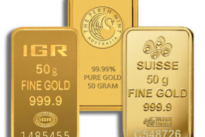 50 gram Gold Bar - Brand Varies (No Card)