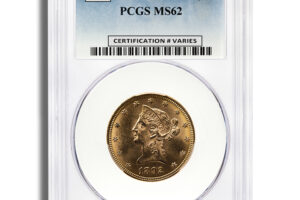 $10 Gold Liberty Eagle - PCGS MS62