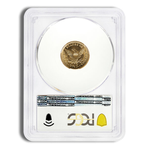 $2.5 Gold Liberty Quarter Eagle - PCGS MS62 - Image 2