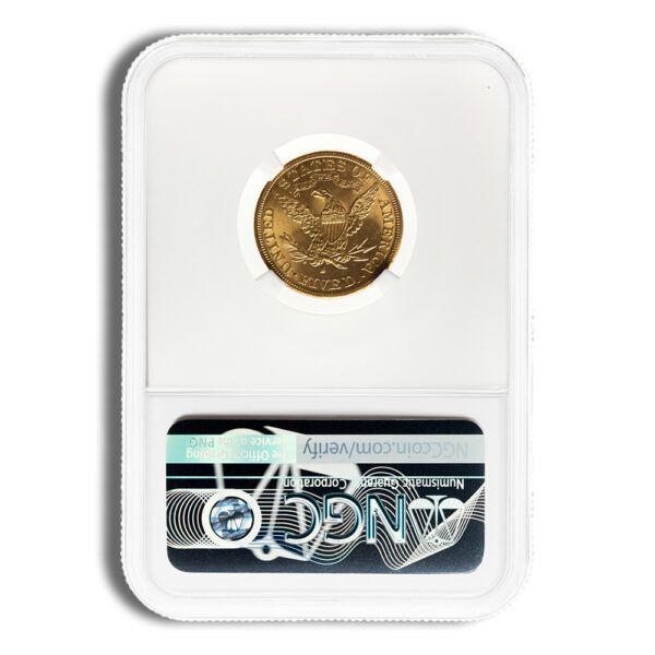 $5 Gold Liberty Half Eagle - NGC MS63 - Image 2