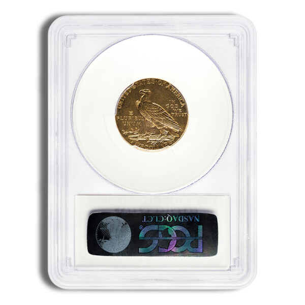 $5 Gold Indian Half Eagle - PCGS MS62 - Image 2