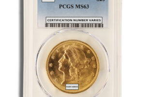 $20 Gold Liberty Double Eagle - PCGS MS63