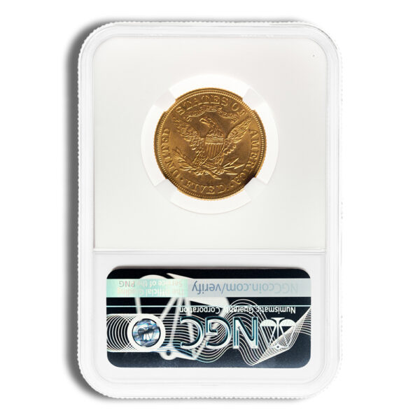 $5 Gold Liberty Half Eagle - NGC MS65 - Image 2