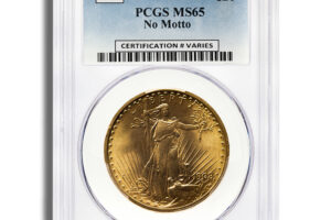 $20 Gold Saint-Gaudens Double Eagle - PCGS MS65