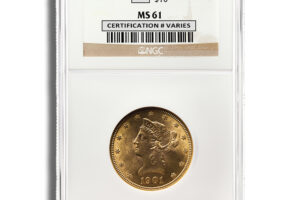 $10 Gold Liberty Eagle - NGC MS61