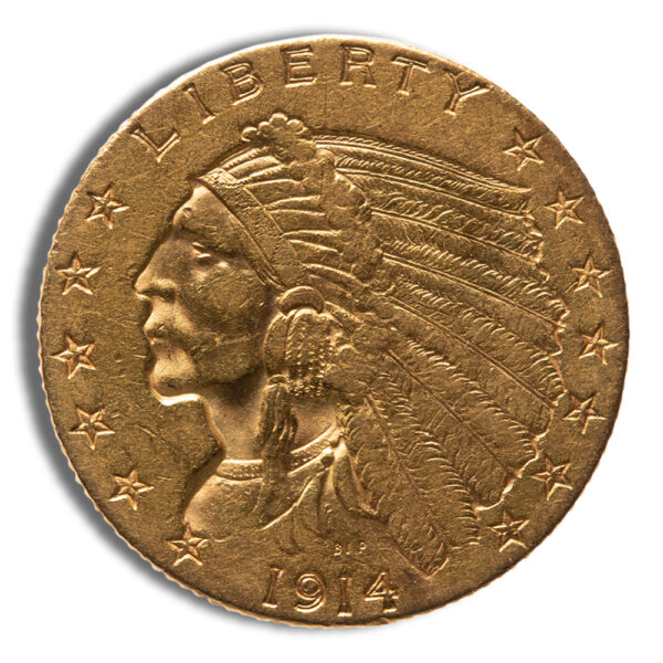 $2.5 Gold Indian Quarter Eagle - XF