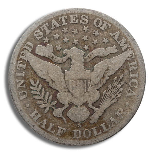 $1 FV 90% Silver Barber Half Dollars - G-VG - Image 2