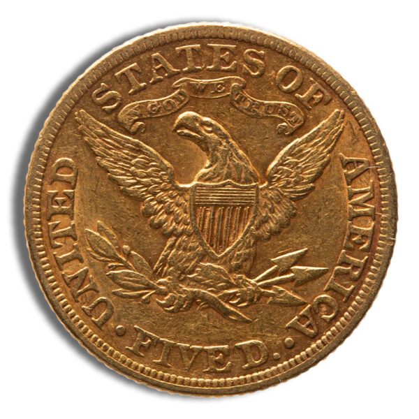 $5 Gold Liberty Half Eagle - XF - Image 2