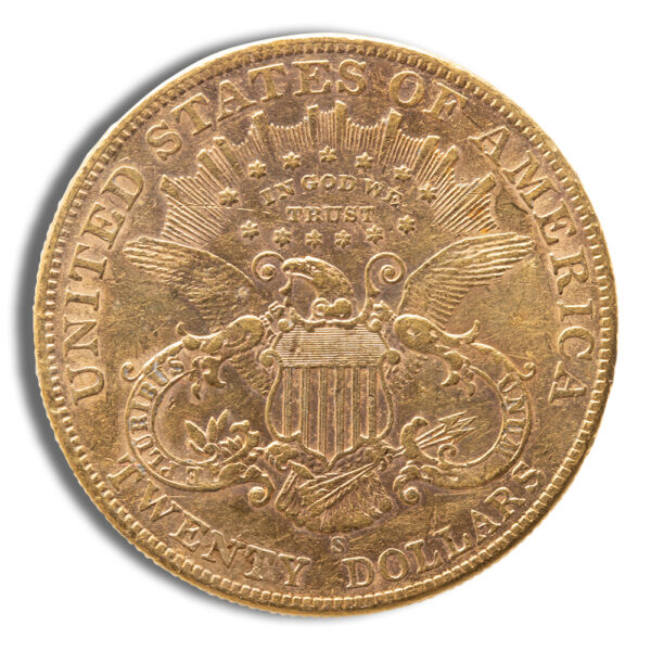$20 Gold Liberty Double Eagle - VF - Image 2