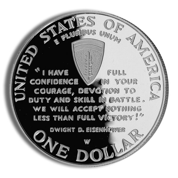 1993-W $1 World War II Silver Commem - Proof - Image 2