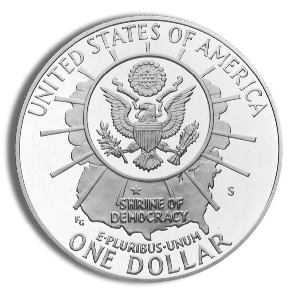 1991-S $1 Mt. Rushmore Silver Commem - Proof - Image 2