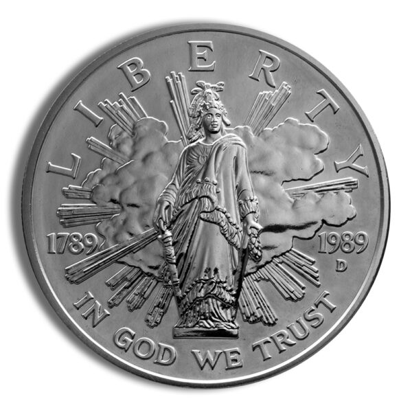 1989-S $1 Congressional Silver Commem - Proof