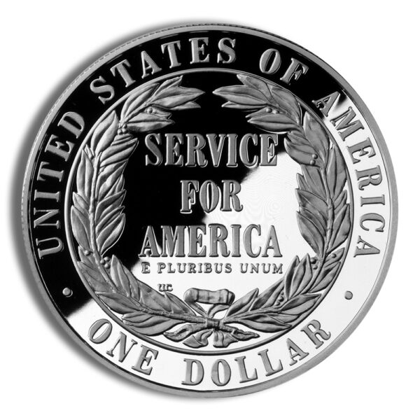 1996-S $1 Community Service Silver Commem - Proof - Image 2