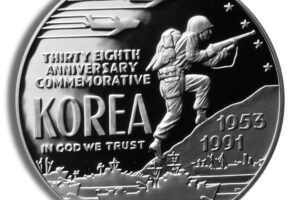 1991-P $1 Korean War Silver Commem - Proof