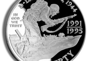 1993-W $1 World War II Silver Commem - Proof