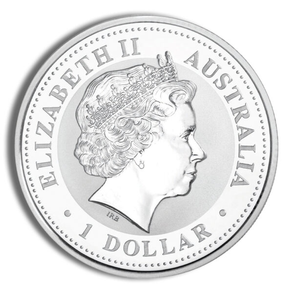 2008 1 oz Australia Silver Lunar Mouse BU - Series II - Image 2