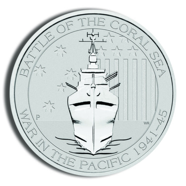2015 1/2 oz Australian Battle of the Coral Sea Silver Coin