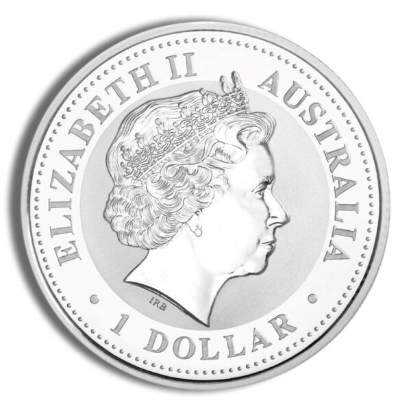 2007 1 oz Australia Silver Lunar Pig BU - Series I - Image 2