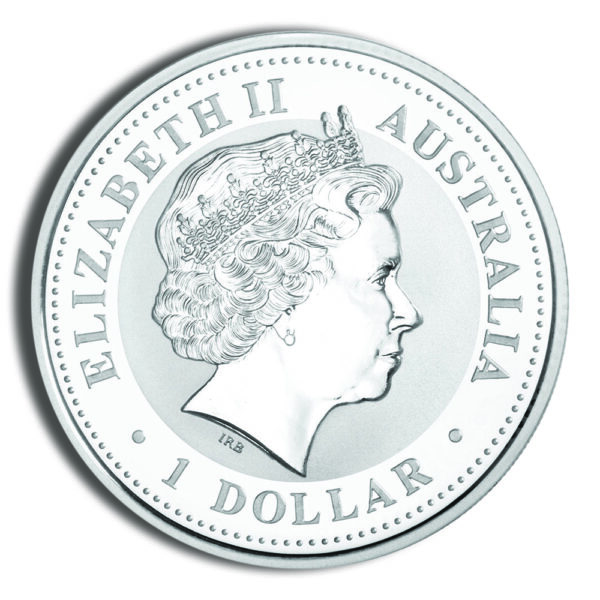 2000 1 oz Australia Silver Lunar Dragon - BU - Series I - Image 2