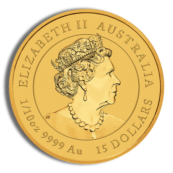 2020 1/10 oz Australia Gold Lunar Mouse BU - Series III - Image 2
