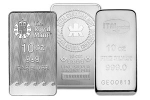 10 oz Silver Bar - Brand Varies
