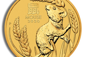 2020 1/10 oz Australia Gold Lunar Mouse BU - Series III