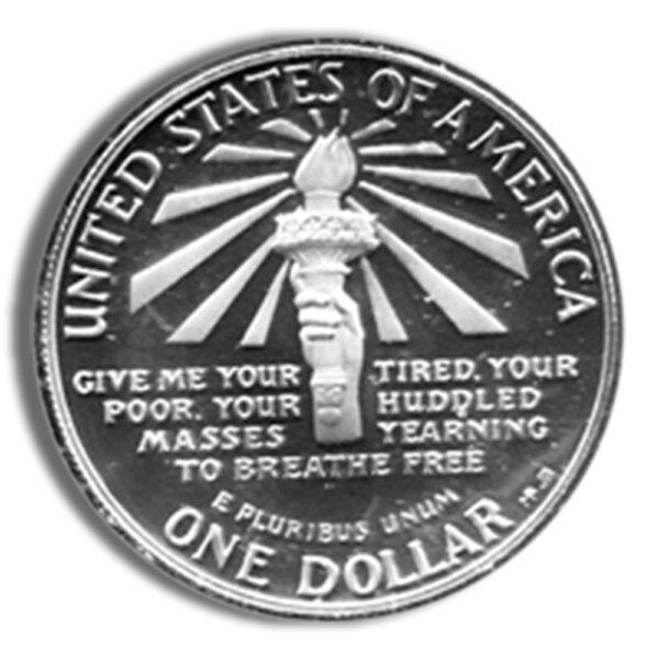 1986-S $1 Statue of Liberty Silver Commem - Proof - Image 2