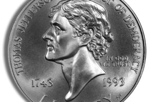 1993-P $1 Jefferson Silver Commem - BU
