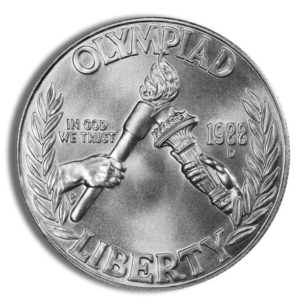 1988-D $1 Olympic Silver Commem - BU